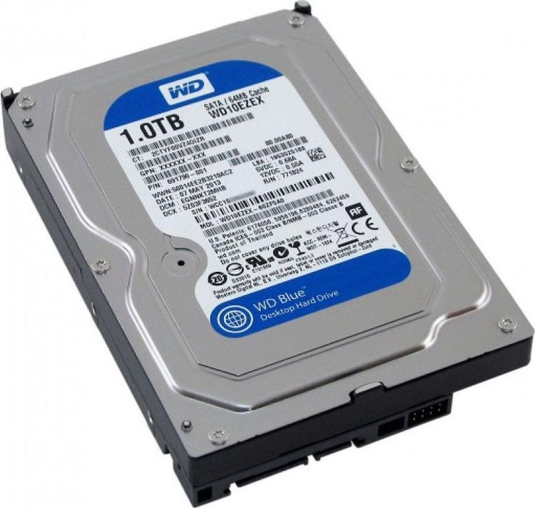 1 ТБ Внутренний жесткий диск WD Blue (WD10EZEX)
