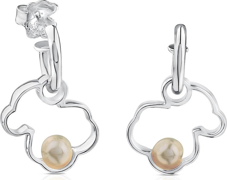 Серьги Tous из серебра с жемчугом