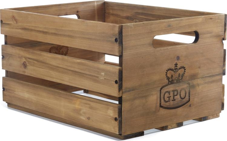 Кейс для хранения виниловых пластинок Cassa Wooden Crate
