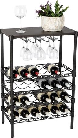 Balvi Винная тумба Sommelier, 5 полок, серый
