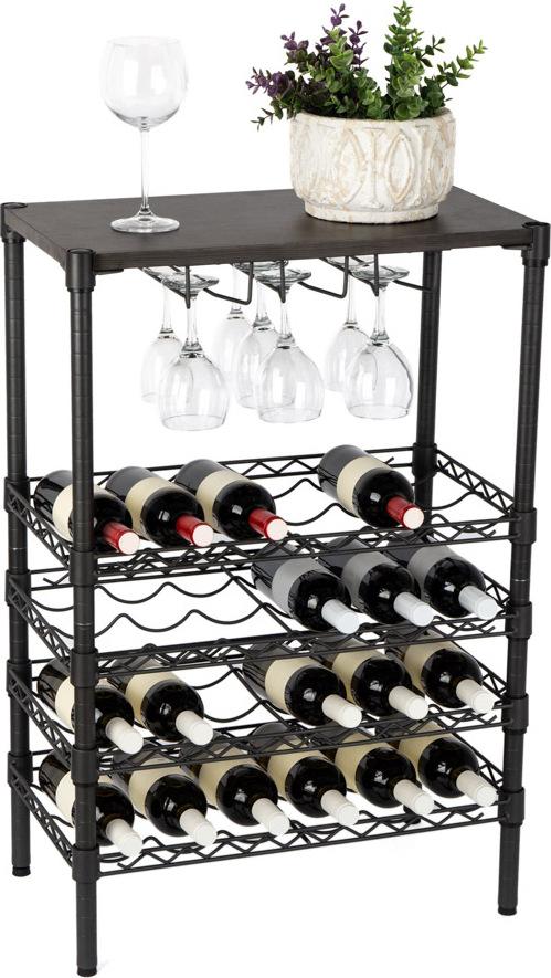 Balvi Винная тумба Sommelier, 5 полок, серый