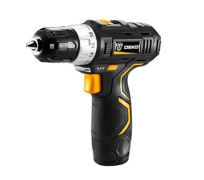 Аккумуляторная дрель-шуруповерт DEKO 12В GCD12DU3 Li-Ion, 32 Нм, 1х1.5Ач, з/у