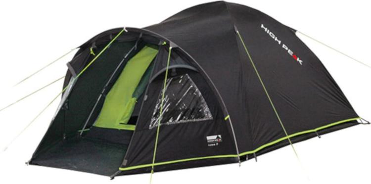 Палатка 4-местная High Peak Палатка High Peak Talos 3, 11505, темно-серый, зеленый