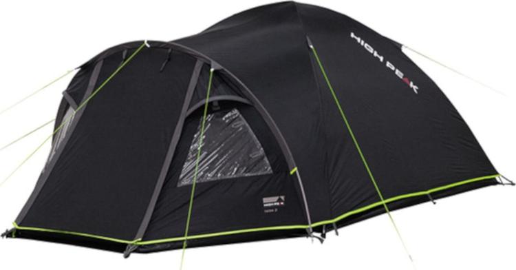 Палатка 4-местная High Peak Палатка High Peak Talos 3, 11505, темно-серый, зеленый