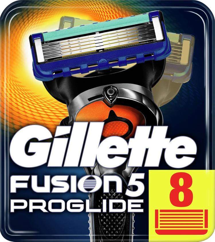 Gillette Сменные Кассеты Fusion5 ProGlide для мужской бритвы, 8 шт