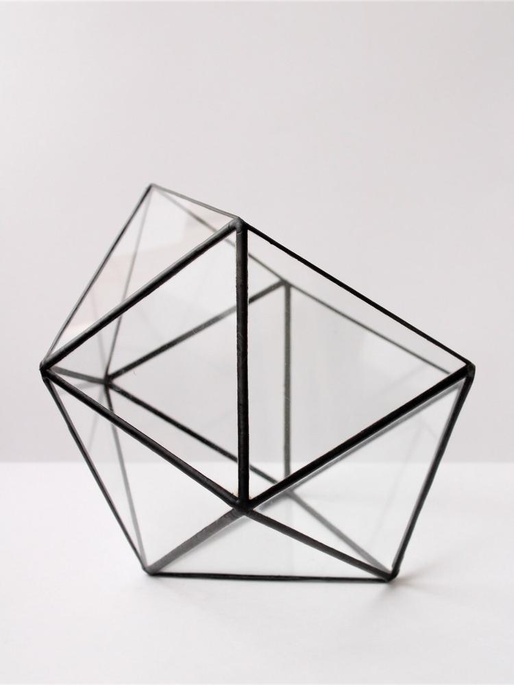 Флорариум Икосаэдр (кашпо) d-16 см. Glass Flowers