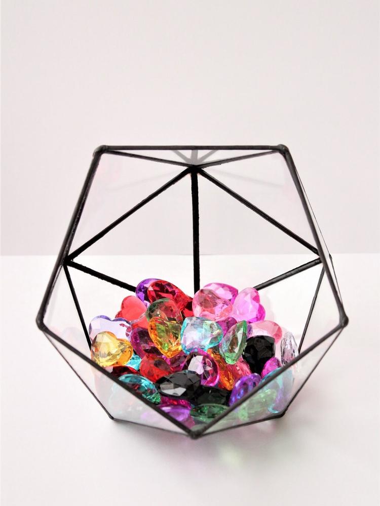 Флорариум Икосаэдр (кашпо) d-16 см. Glass Flowers