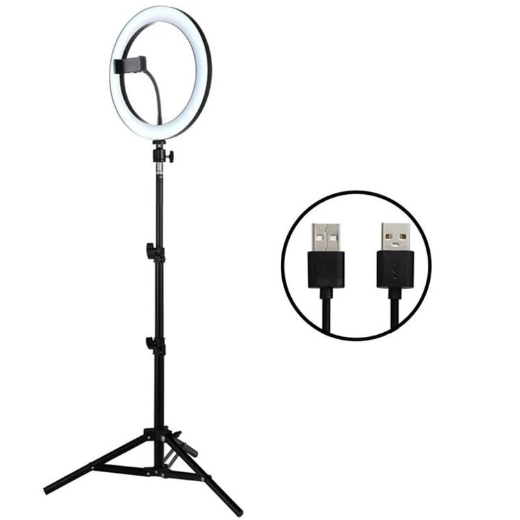 Кольцевая светодиодная лампа со штативом Ring Fill Light для селфи и профессиональной съемки
