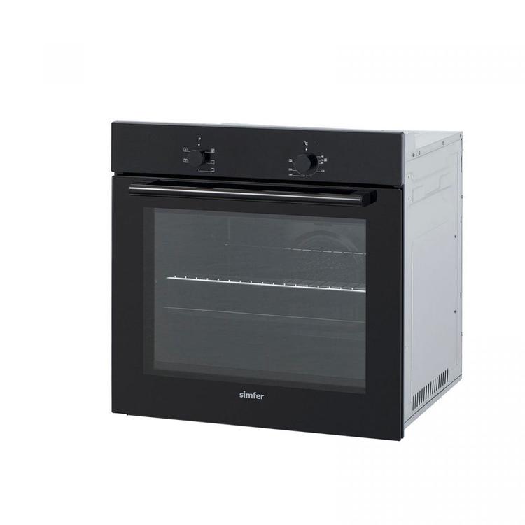 Электрический духовой шкаф Simfer B6EB06011, серия MultiComfort, мультифункциональный, с конвекцией, черный