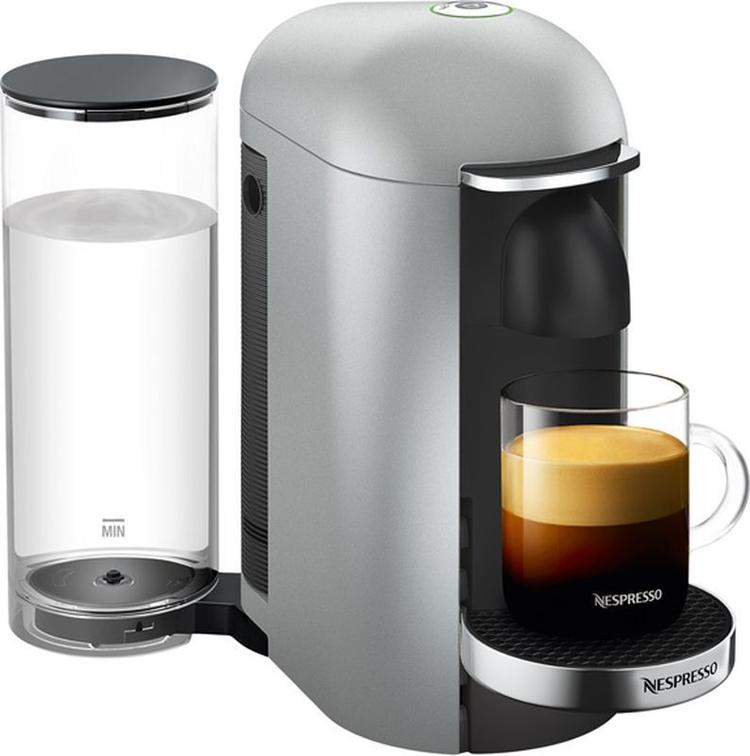 Капсульная кофемашина Nespresso Vertuo Plus, серебристый