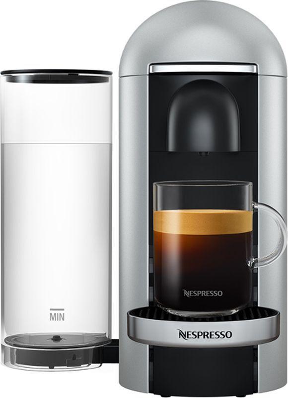 Капсульная кофемашина Nespresso Vertuo Plus, серебристый