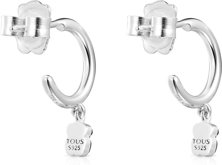 Серьги Tous из серебра с ониксом