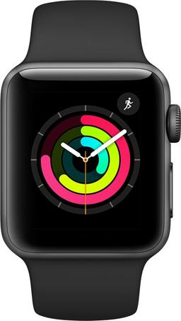 Умные часы Apple Watch Series 3 GPS, 38mm, темно-серый