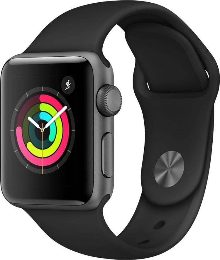 Умные часы Apple Watch Series 3 GPS, 38mm, темно-серый