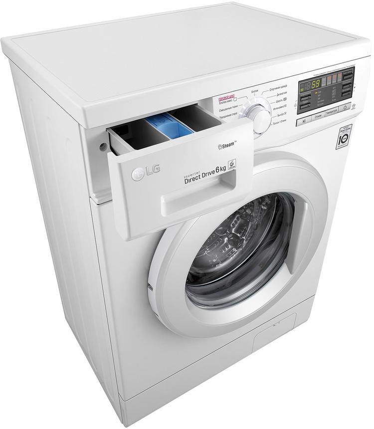 Стиральная машина LG F1296NDS0, белый