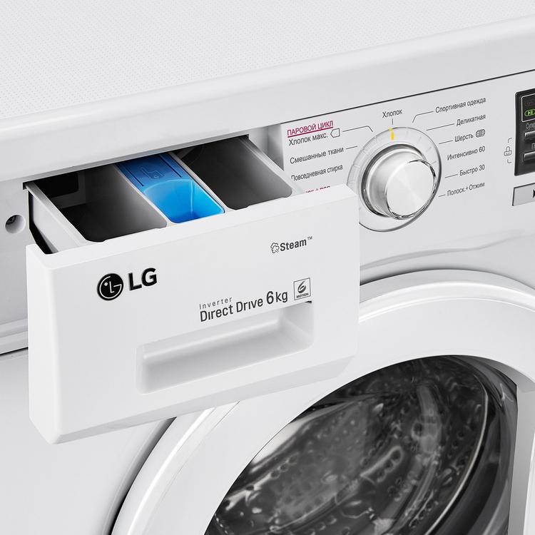 Стиральная машина LG F1296NDS0, белый