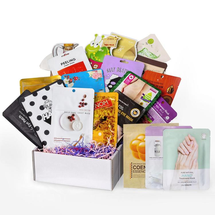 Cosmasi Набор корейских тканевых масок комплексный уход (20 шт) Skin Care Mix Box
