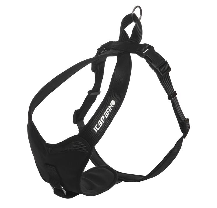 Шлейка ICEPEAK PET PROZONE SUPER HARNESS, черная, Размер M