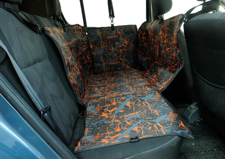 Автогамак для перевозки собак на 2/3 сидения, 2 слоя, цвет: Оригами, Forestranger, 85 x 45 x 50 см