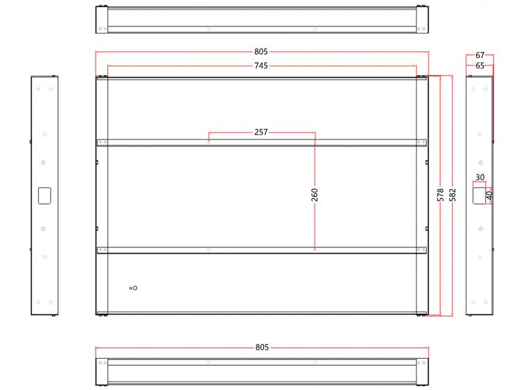 Встраиваемый телевизор AVEL AVS320SM 32", зеркальный