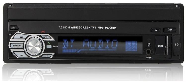 Автомагнитола с камерой и выдвижным экраном (bluetooth) Dolmax AV7-1D