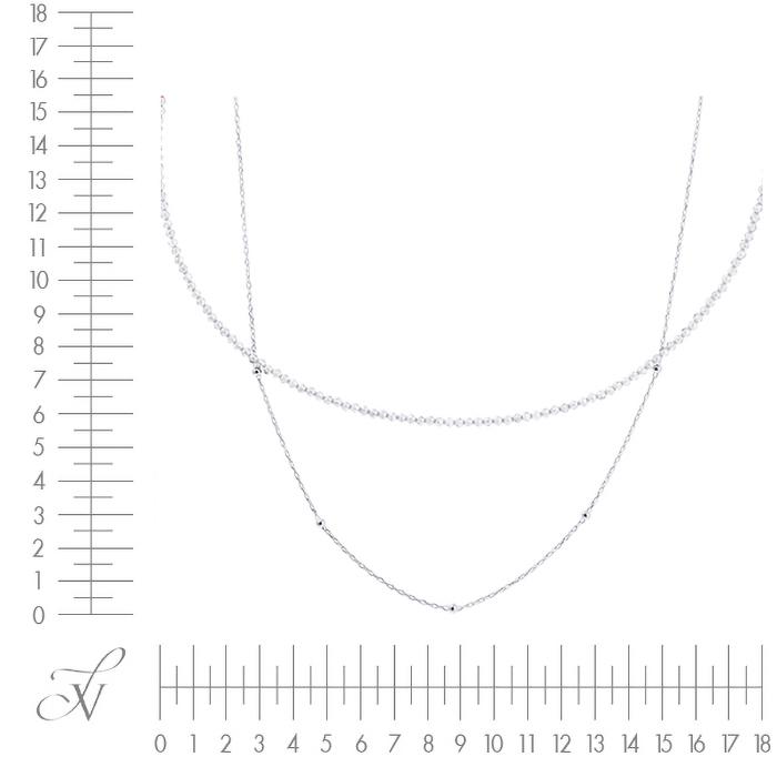 Колье ELEMENT 47 из серебра 925 пробы с лабрадор 10506N-YG_KL_LB_001_WG