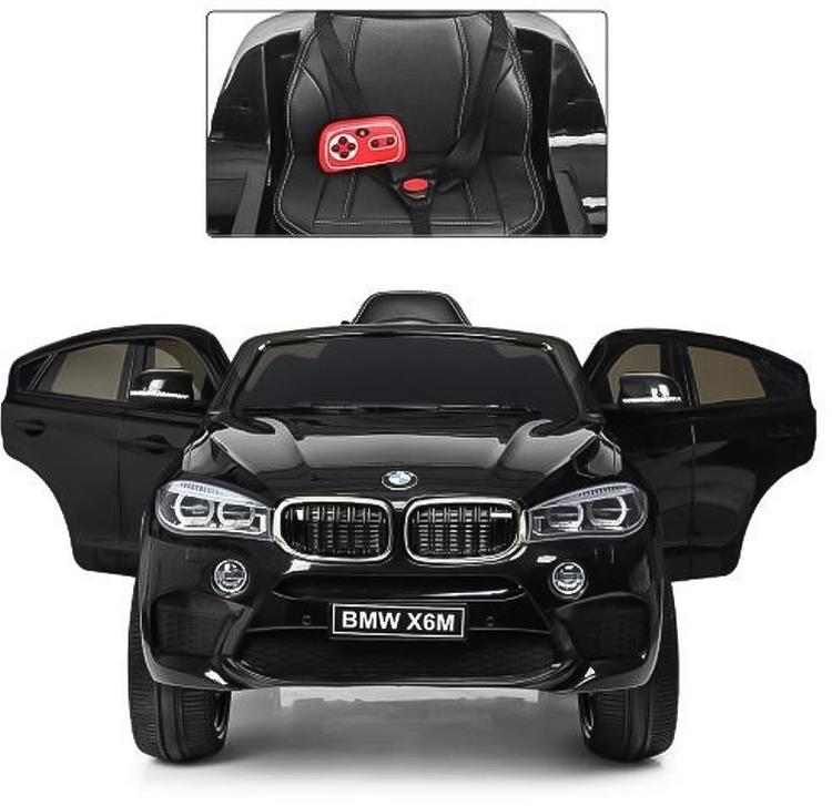 Детский электромобиль BMW X6M Black - JJ2199