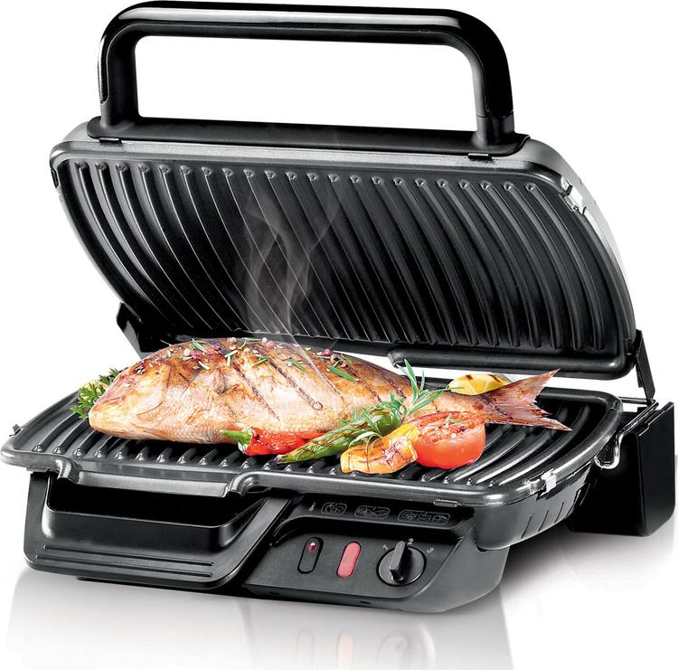 Электрогриль Tefal GC600010, серебристый