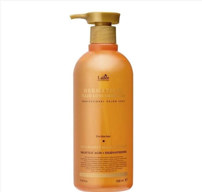 Lador Шампунь против выпадения волос (для тонких волос) Dermatical Hair-Loss Shampoo (For Thin Hair), 530 мл 