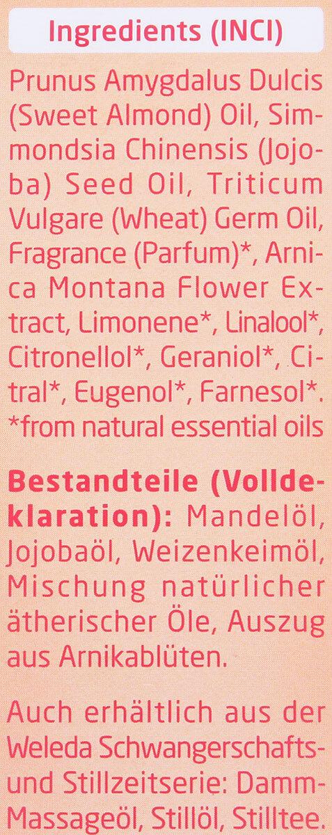 Weleda Масло для профилактики растяжек