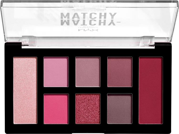 NYX Professional Makeup Matchy-Matchy Monochromatic Color Palette Палетка для макияжа глаз и лица, оттенок 05, Berry Mauve