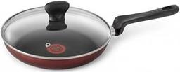 Сковорода TEFAL Only Cook 04170928, 28см, с крышкой,  коричневый