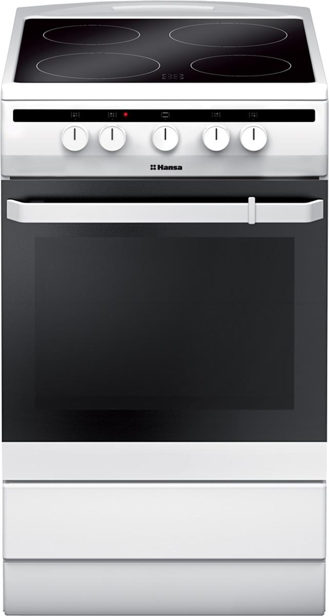 Плита электрическая Hansa FCCW54002, белый
