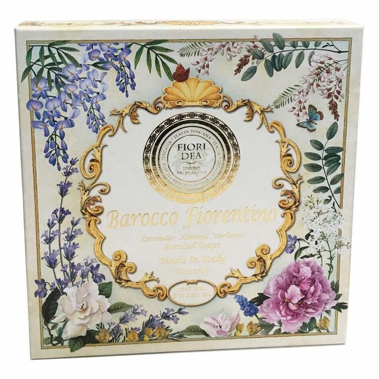 Fiori Dea мыло Лаванда/Миндаль/Вербена 200 г., 6 шт.