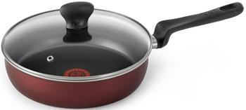 Сотейник TEFAL Only Cook 04170224, с крышкой, красный
