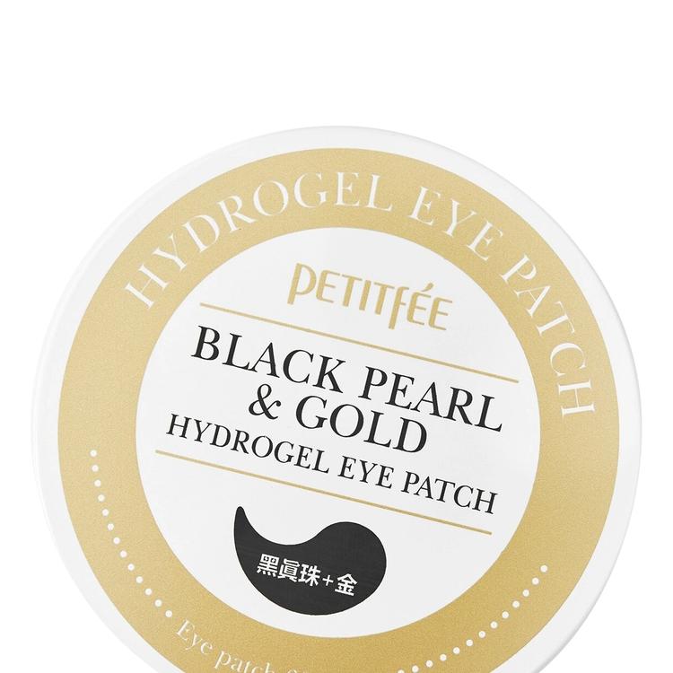 PETITFEE Восстанавливающие патчи для глаз Black Pearl&Gold Hydrogel, 60 шт