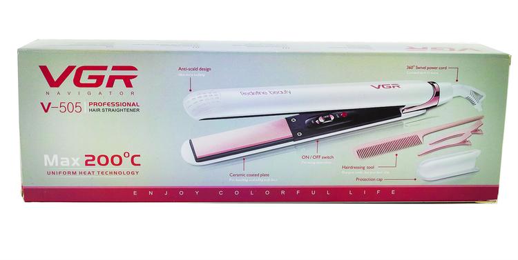 Утюжок выпрямитель для волос VGR V505