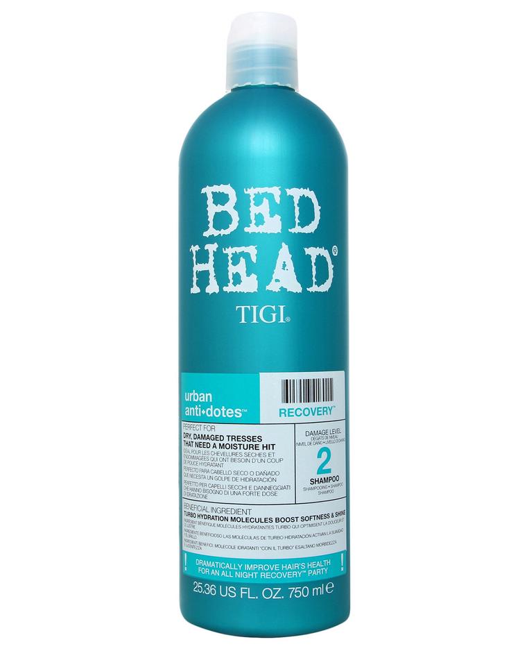 TIGI BED HEAD Urban Anti+Dotes Recovery Шампунь для поврежденных волос уровень 2 750 МЛ