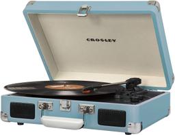 Проигрыватель виниловых дисков Crosley Cruiser Deluxe CR8005D-TU, бирюзовый