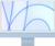 24" Моноблок Apple IMAC (MGPL3RU/A), голубой