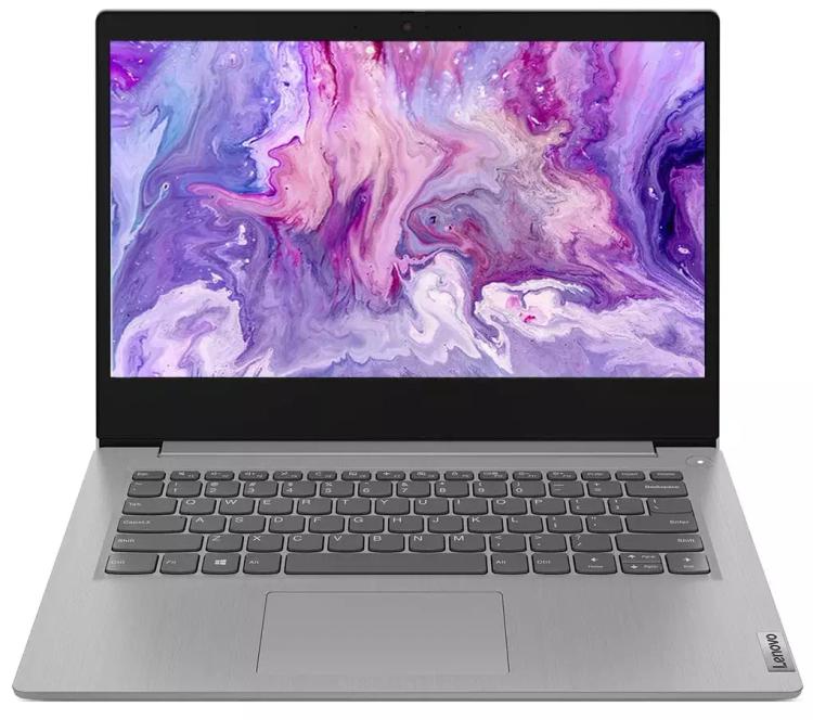 14" Ноутбук Lenovo IdeaPad 314ITL6 (1920x1080, Intel Pentium Gold 2 ГГц, RAM 8 ГБ, SSD 256 ГБ, без ОС), 82H7009QRK, арктический серый
