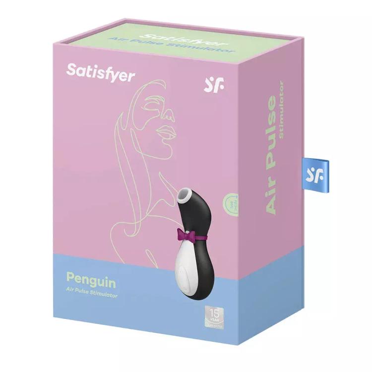 Вакуумный бесконтактный стимулятор клитора Satisfyer Pro Penguin Сатисфаер Пингвин вибратор женский