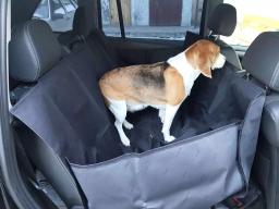 Накидка для перевозки собак в салоне автомобиля с защитой дверей "Comfort Address", 160 х 150 см.