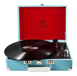 Проигрыватель виниловых пластинок Attache Case Sky Blue цвет голубой