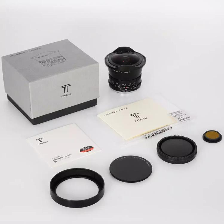 Объектив TTartisan 7.5 мм F2.0 для Fuji X (APS-C)