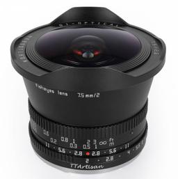 Объектив TTartisan 7.5 мм F2.0 для Fuji X (APS-C)